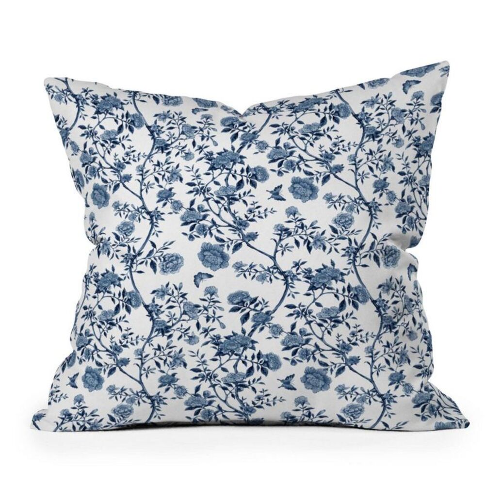Open Box - Deny Designs - 16"x16" Deny Designs Evanjelina & Co Ch Blue